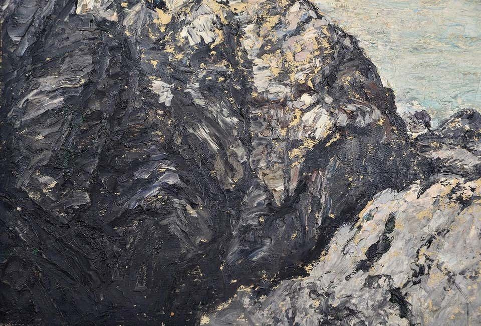 1950s British Coastal Scene Seascape Oil On Board Painting By Arthur E. Milne photo vinterior