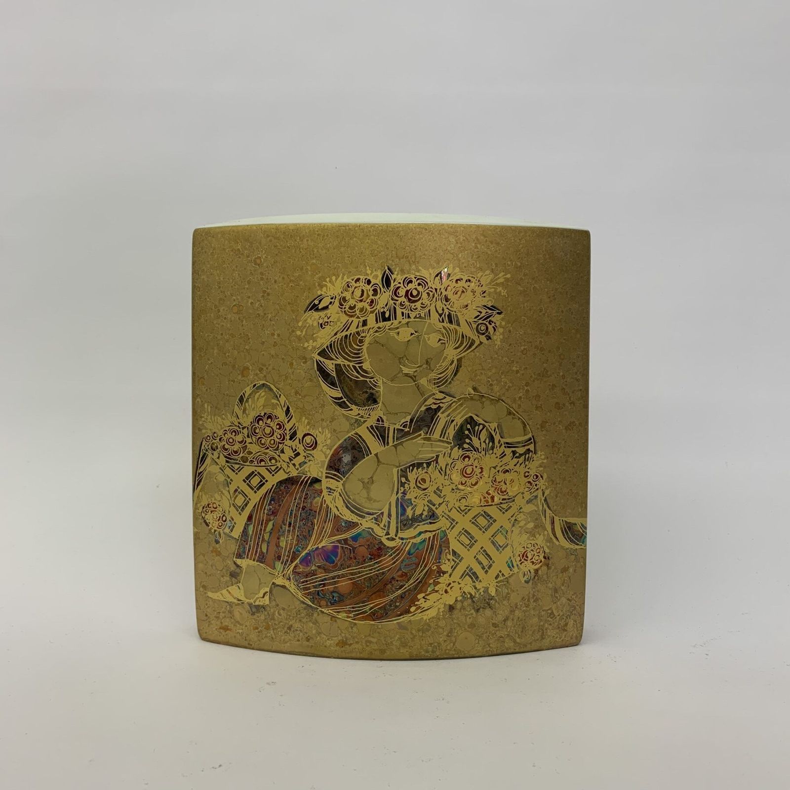 photo vintage Rare Set Of 2 Bjørn Wiinblad For Rosenthal Vase, 1970s