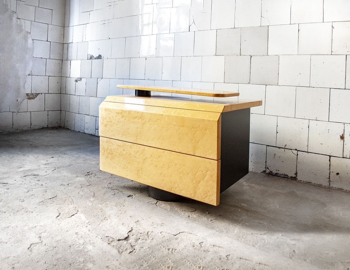 Maple Bedside Tables By Giovanniofferedi For Saporiti Italia, 1970s, Set Of 2 photo 3244.8