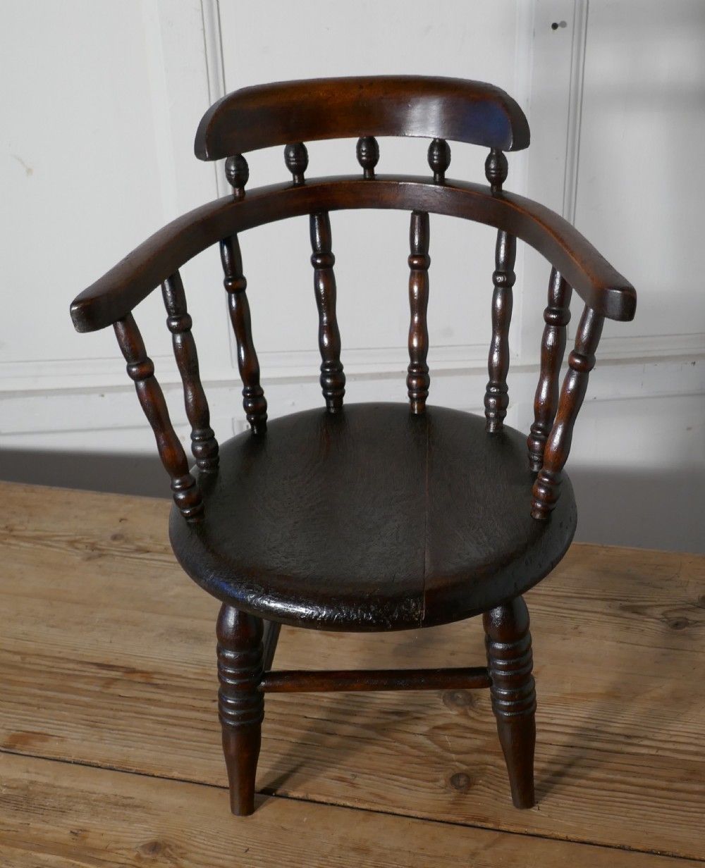 Childs Chair, In The Style Of A Captains Chair photo vinterior