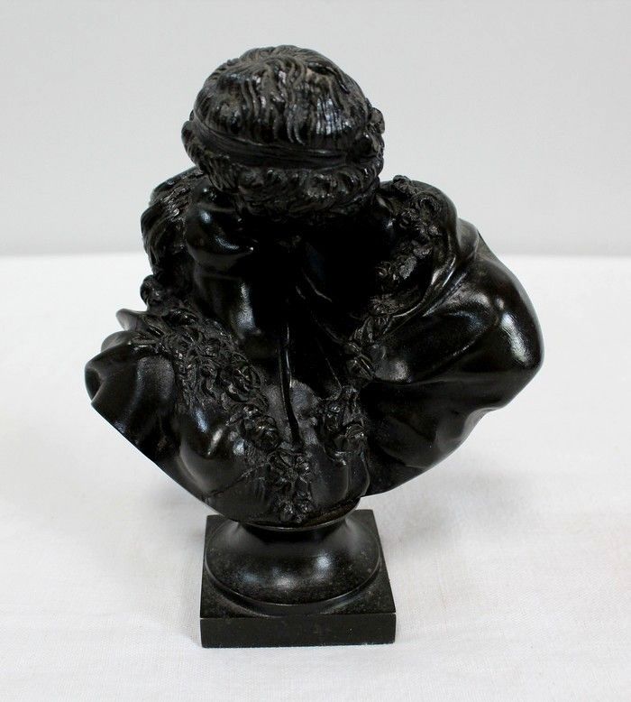 Bronze “The Given Kiss” After Houdon    2nd Half Of The 19th Century photo Home Decor