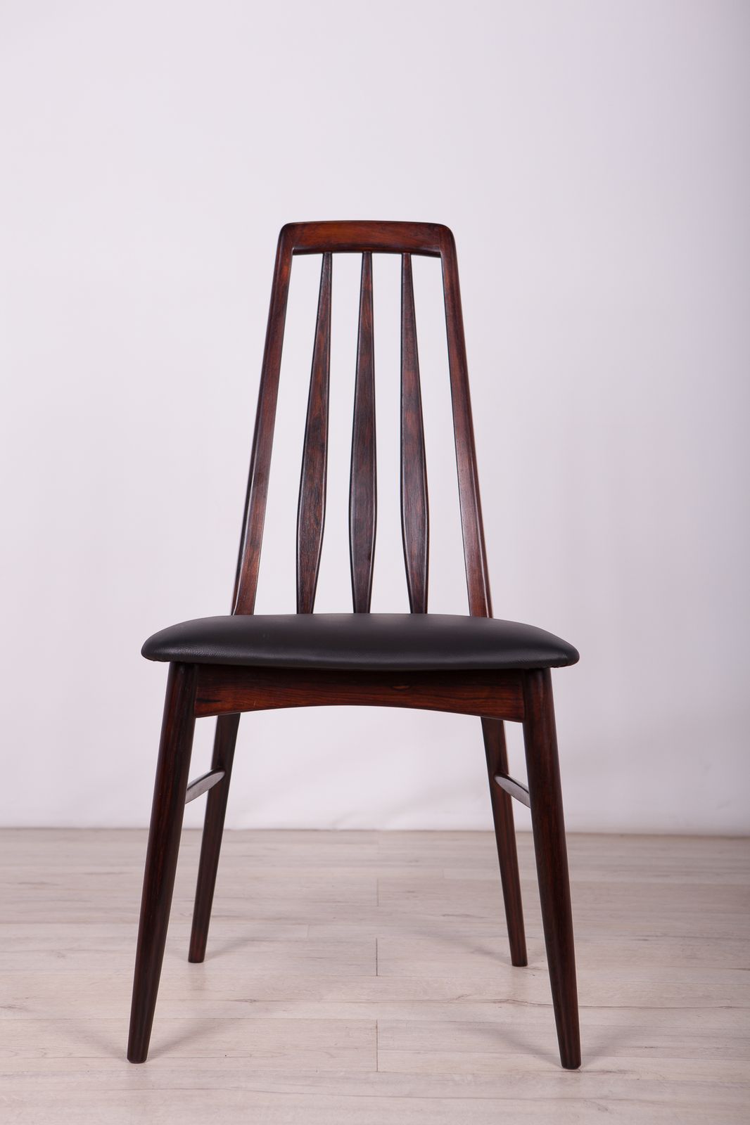 photo vintage Rosewood Eva Dining Chairs By Niels Koefoed For Koefoeds Hornslet, 1960s, Set Of 10