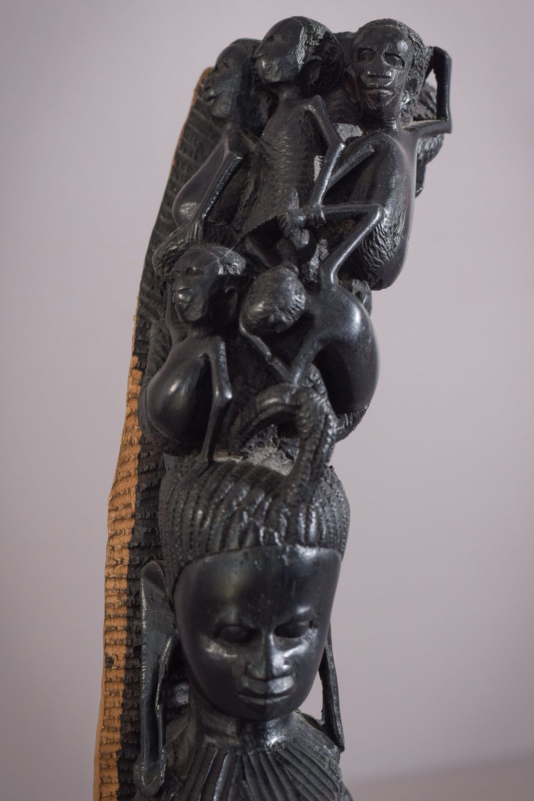 African Figural Post Carving photo Art