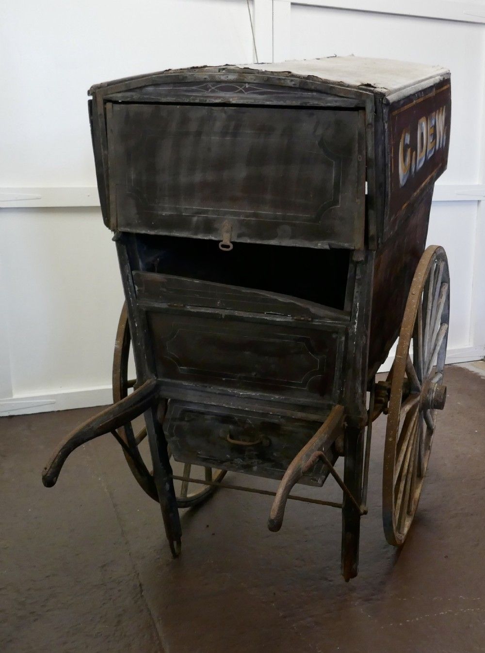 19th Century Hovis, Grocery And Post Office Delivery Hand Cart photo buy