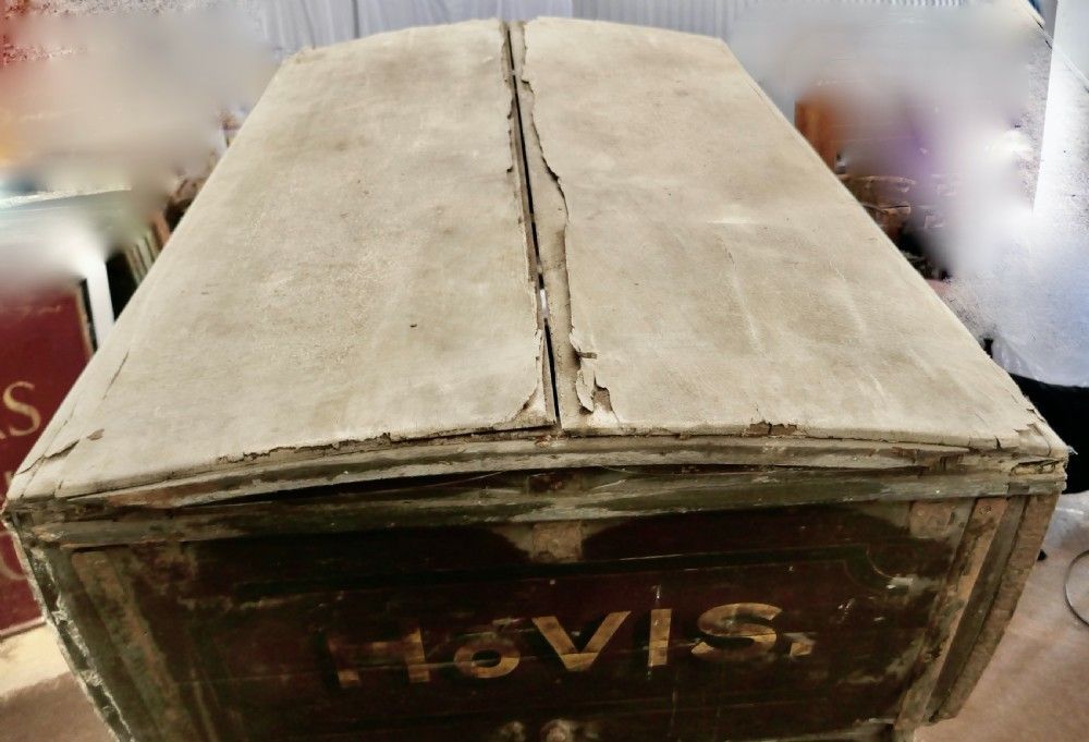 photo for sale 19th Century Hovis, Grocery And Post Office Delivery Hand Cart