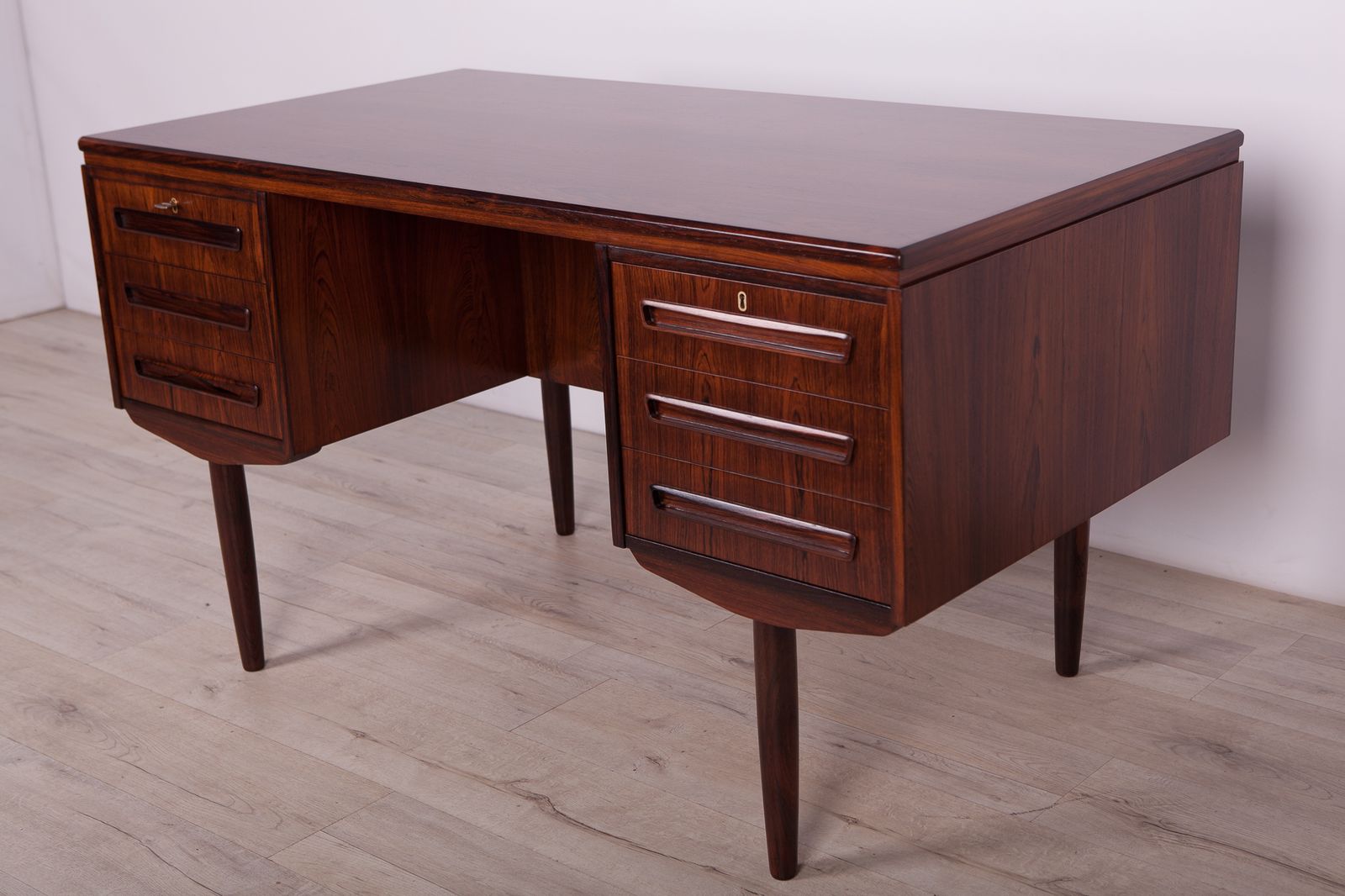Rosewood Desk By J. Svenstrup For A.P Mobler, 1960s photo for sale