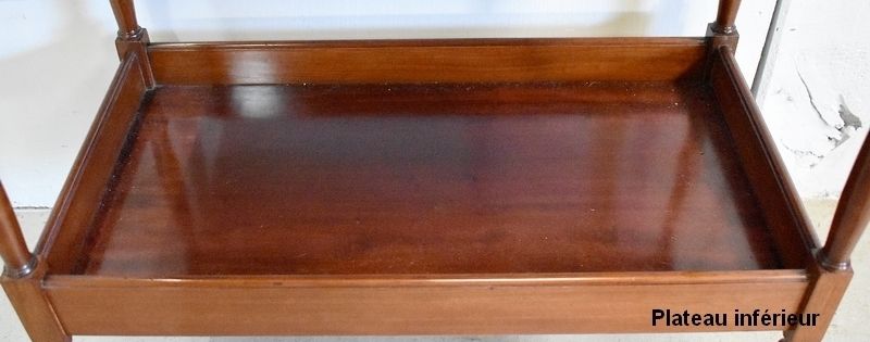 3431.96 Small Powder Table In Mahogany, "Escalier De Cristal" Manufacture, Louis XVI Style, Late 19th Century photo