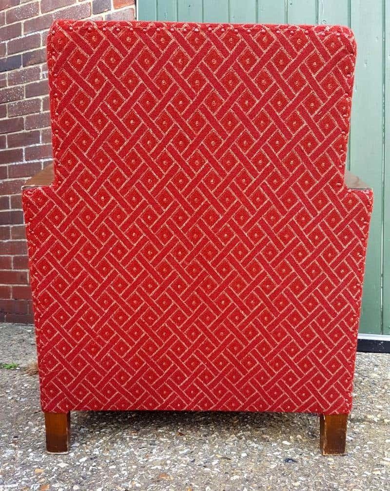 Swedish Art Deco Antique Armchair Early 20th Century Golden Birch Bentwood Arms photo Furniture