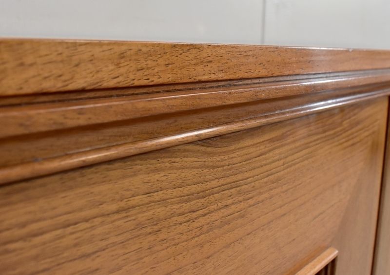 Walnut Sideboard, J. Leleu Taste, Mid 20th Century photo buy