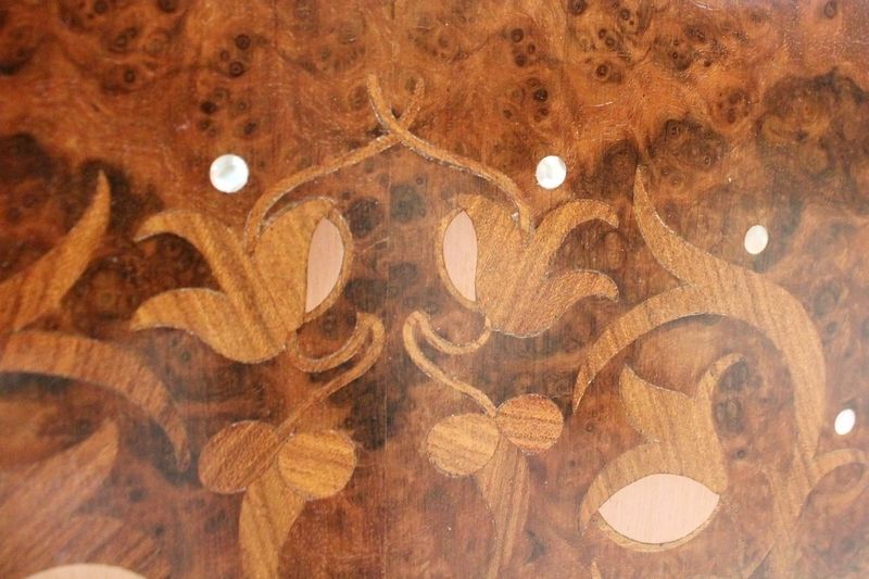 photo buy Walnut Sideboard, J. Leleu Taste, Mid 20th Century