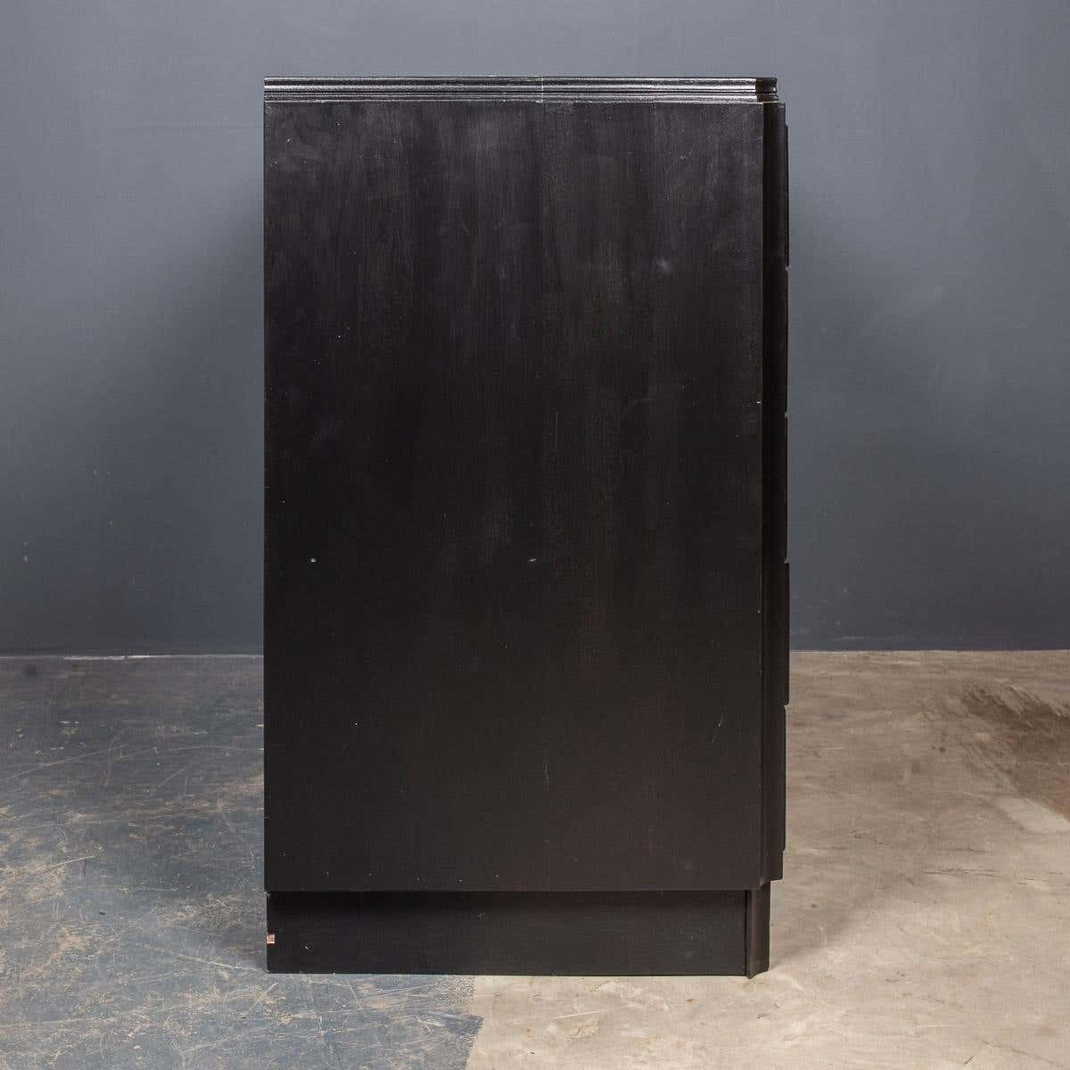 20th Century Italian Ebonised Chest Of Drawers With Display Top C1930 photo buy