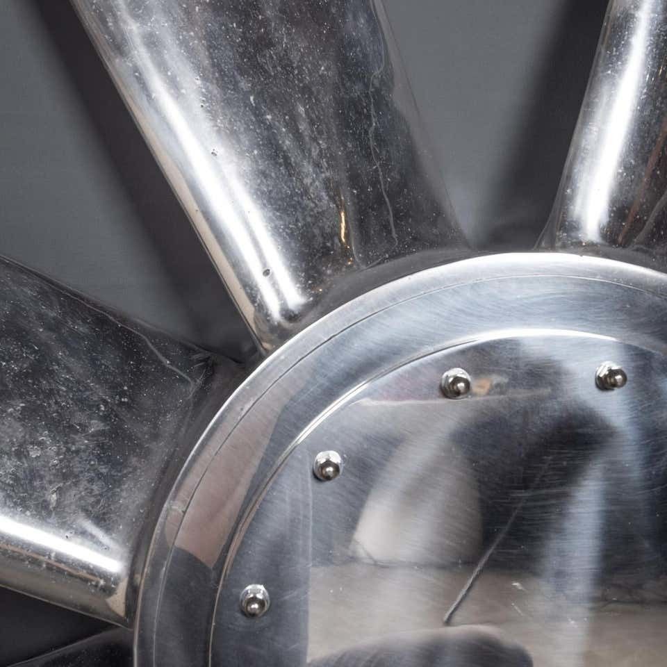 20th Century Large Polished Intake Fan Blade C1950 photo buy