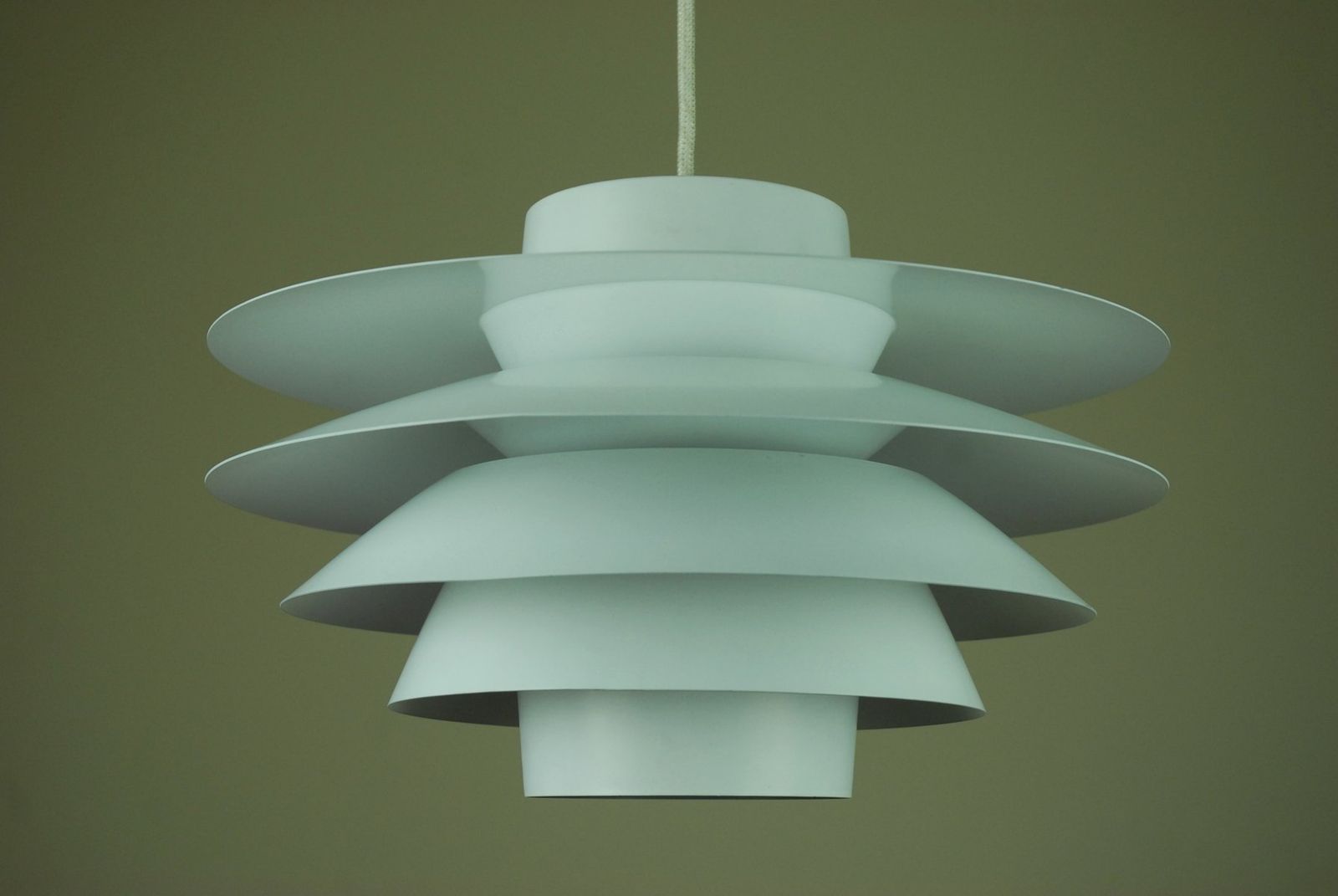 Pendant Lamp By Sven Middelboe For Nordisk Solar, Denmark, 1970s photo for sale
