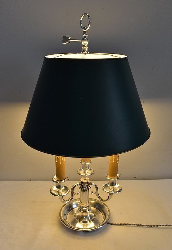 Important Hot Water Bottle Lamp In Silver Metal, Louis XVI Taste   Late 19th Century photo furniture