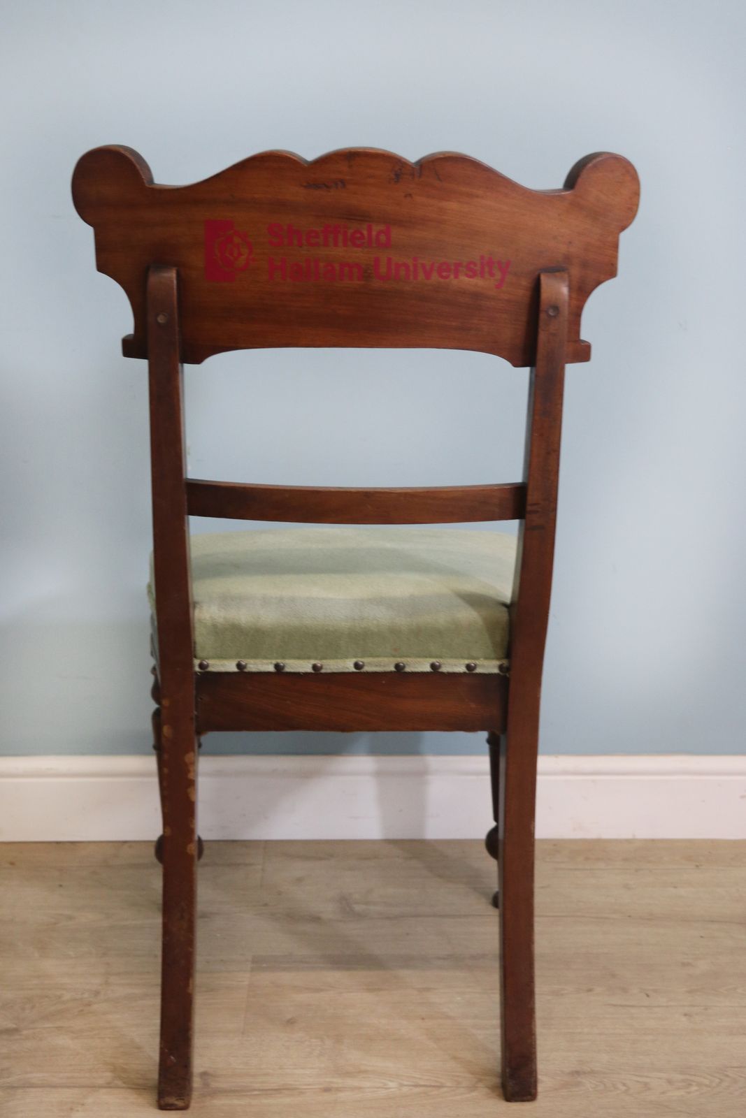 A Lovely Victorian Mahogany Bar Back Desk Chair   Logo Of Sheffield Hallam University
