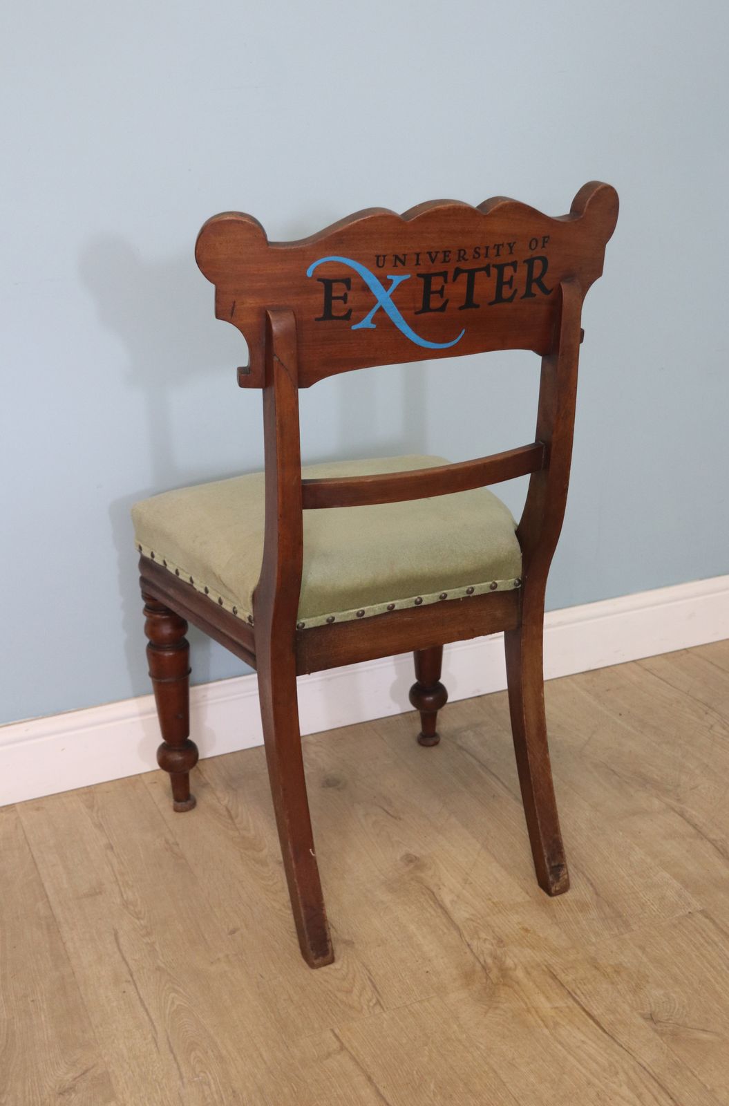 A Lovely Victorian Mahogany Bar Back Desk Chair With Upholstered  University Of Exeter photo furniture