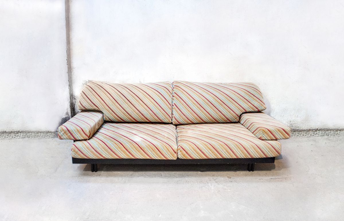 Italian Sofa With Missoni Fabric By Giovanniofferedi For Saporiti, 1970s photo 3791.84