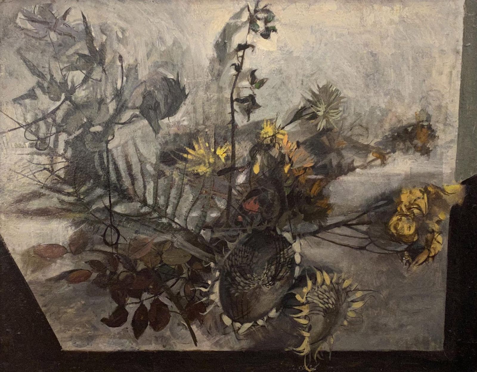 20th Century Swedish School ‘Dried Sunflowers’ photo furniture