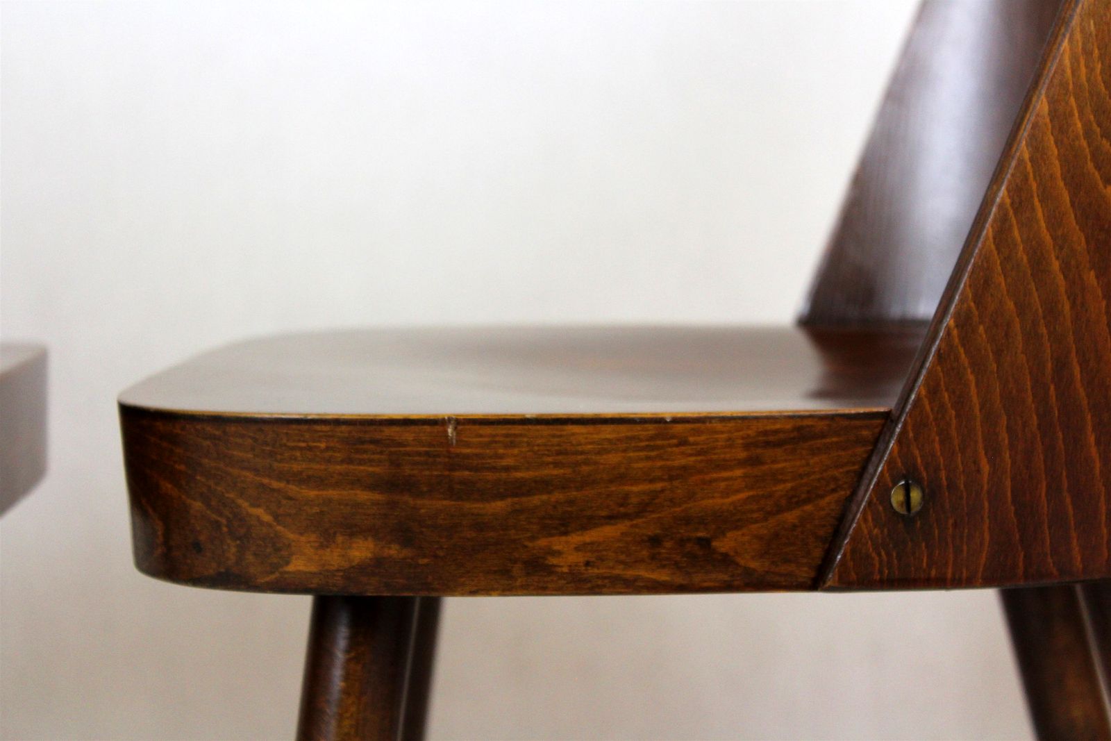 Furniture Wooden Chairs By Oswald Haerdtl For Ton, 1950s, Set Of 4 photo