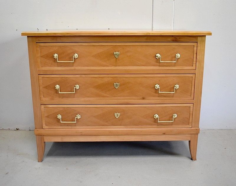 Chest Of Drawers In Blond Cherry, Louis XVI Taste   1910 photo buy