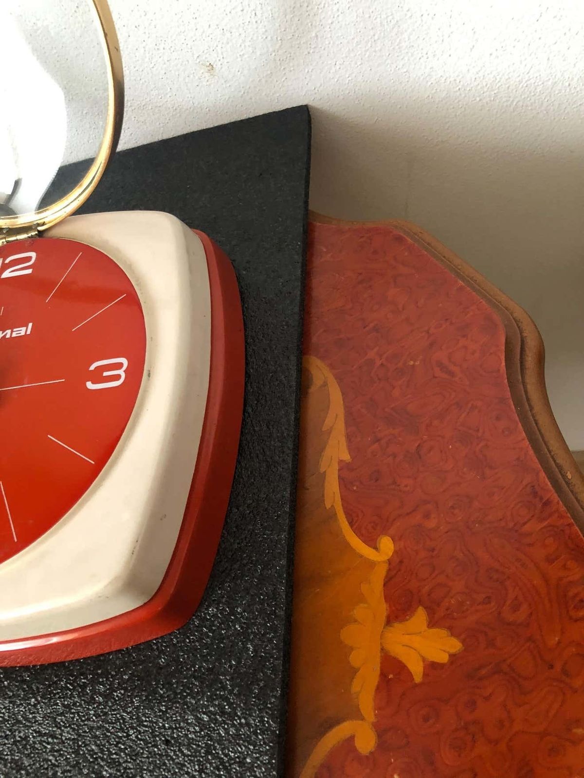 photo for sale Indian Hes Wall Clock In Heavy Metal Case