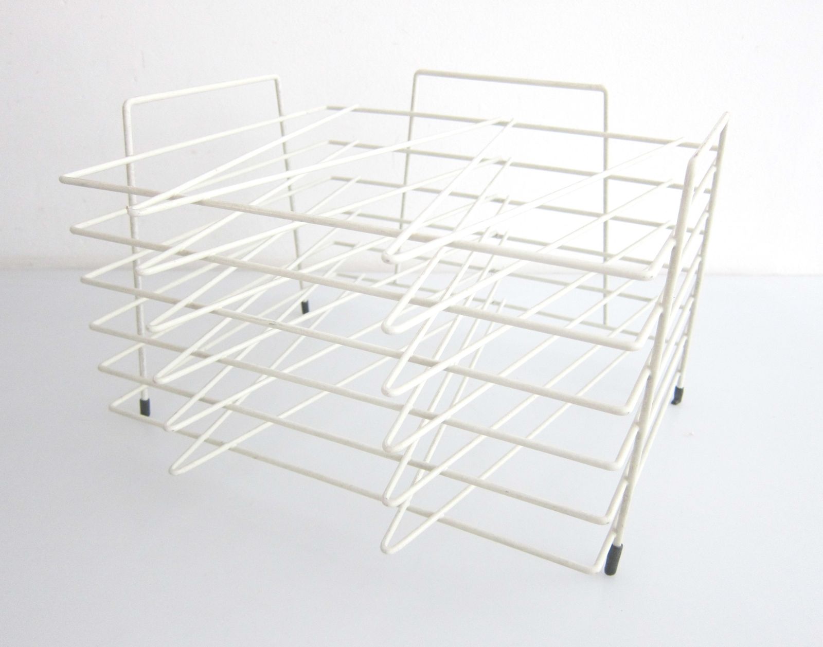 Mategot Style Sixties Vintage Lp Rack photo Woonaccessoires