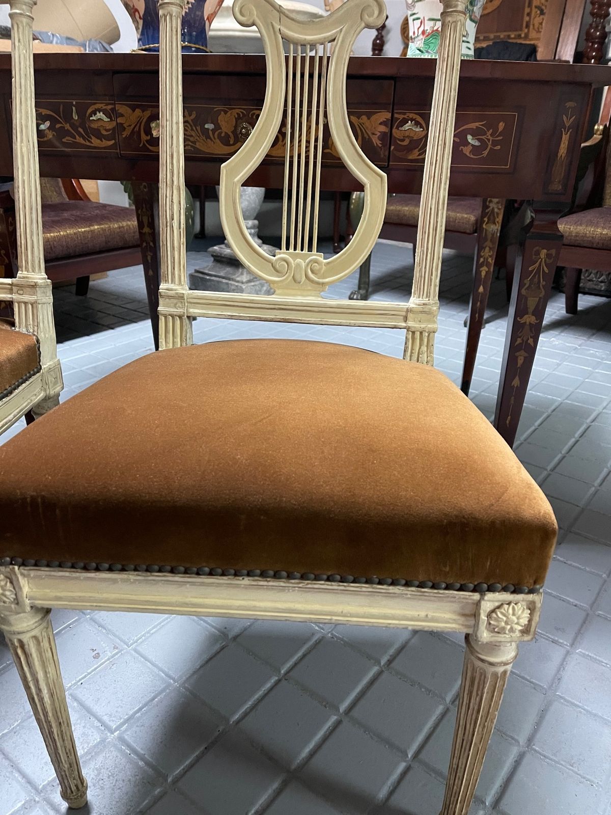 Antique Louis XVI Period Chairs, 1790, Set Of 8 photo for sale