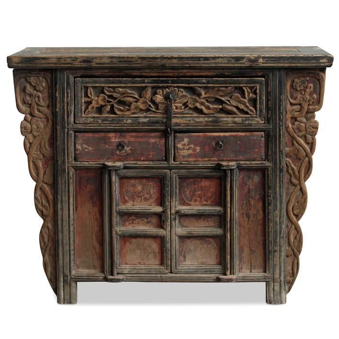 Shaanxi Cabinet With Dragon Carvings photo furniture
