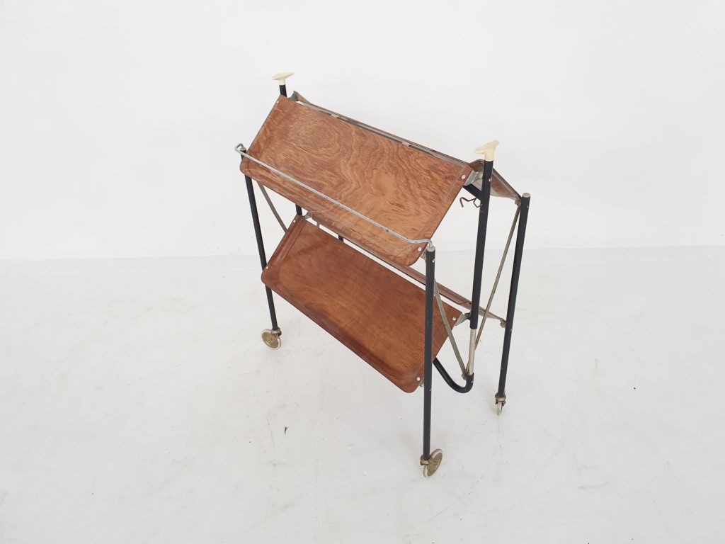 Mid Century Foldable Serving Trolley, 1960s photo vinterior