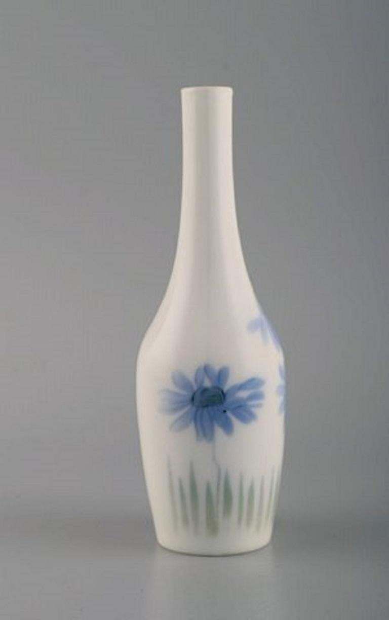 Antique Royal Copenhagen Art Nouveau Vase In Porcelain With Flowers photo furniture