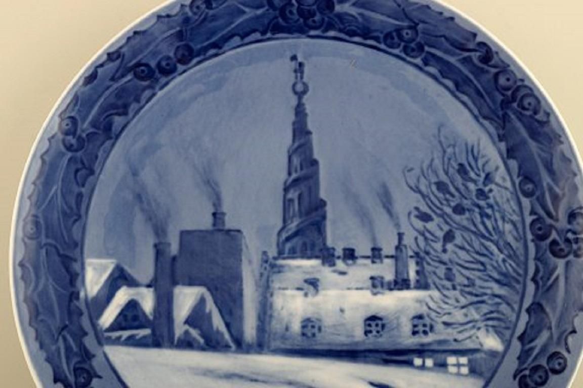 Royal Copenhagen Christmas Plate From 1917 photo furniture