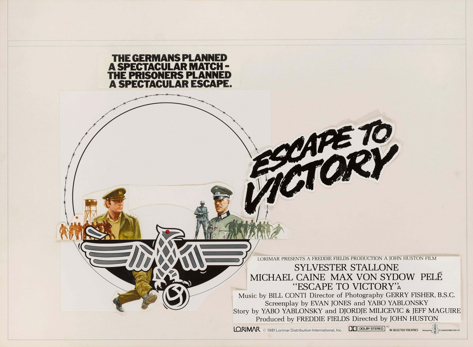 Escape To Victory, 1980s, Paper photo for sale