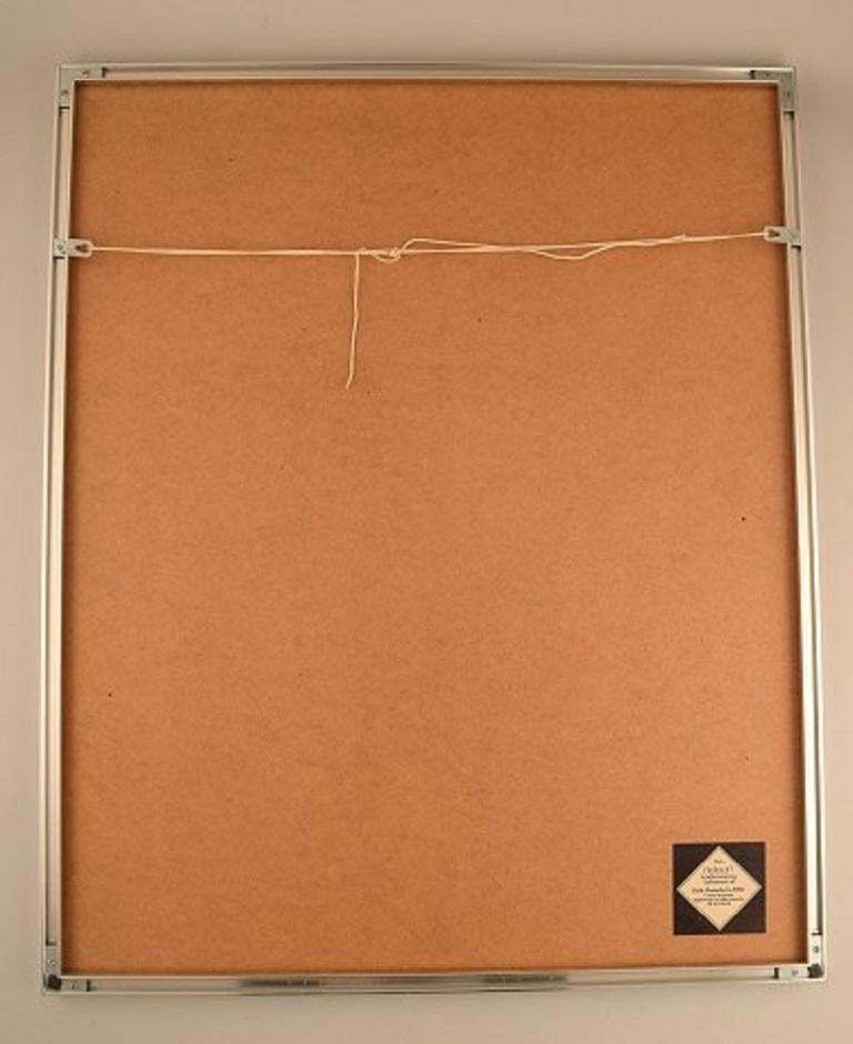 Ivy Lysdal, B 1937, Gouache On Paper, Abstract Modernist Painting photo vinterior