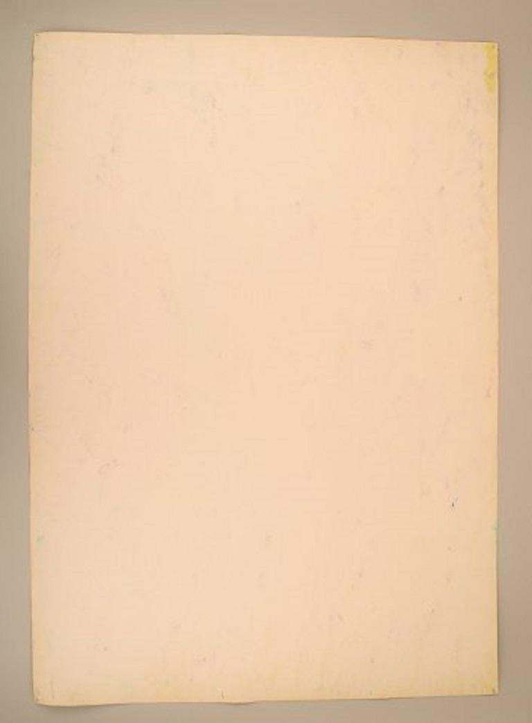 Ivy Lysdal, Gouache On Cardboard, Abstract Modernist Painting photo Art
