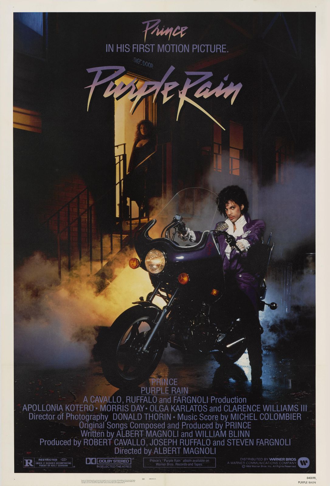 Purple Rain, 1980s, Paper photo Art