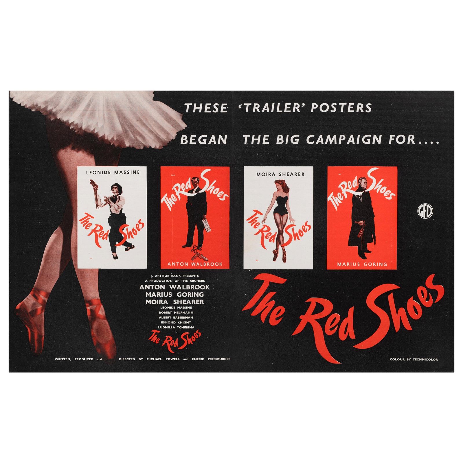 The Red Shoes, 1940s, Paper