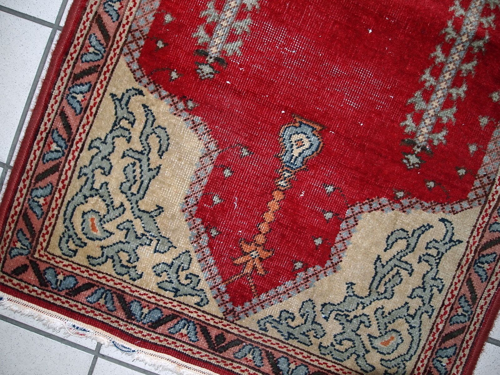 Vintage Handmade Turkish Konya Rug, 1920s photo vinterior