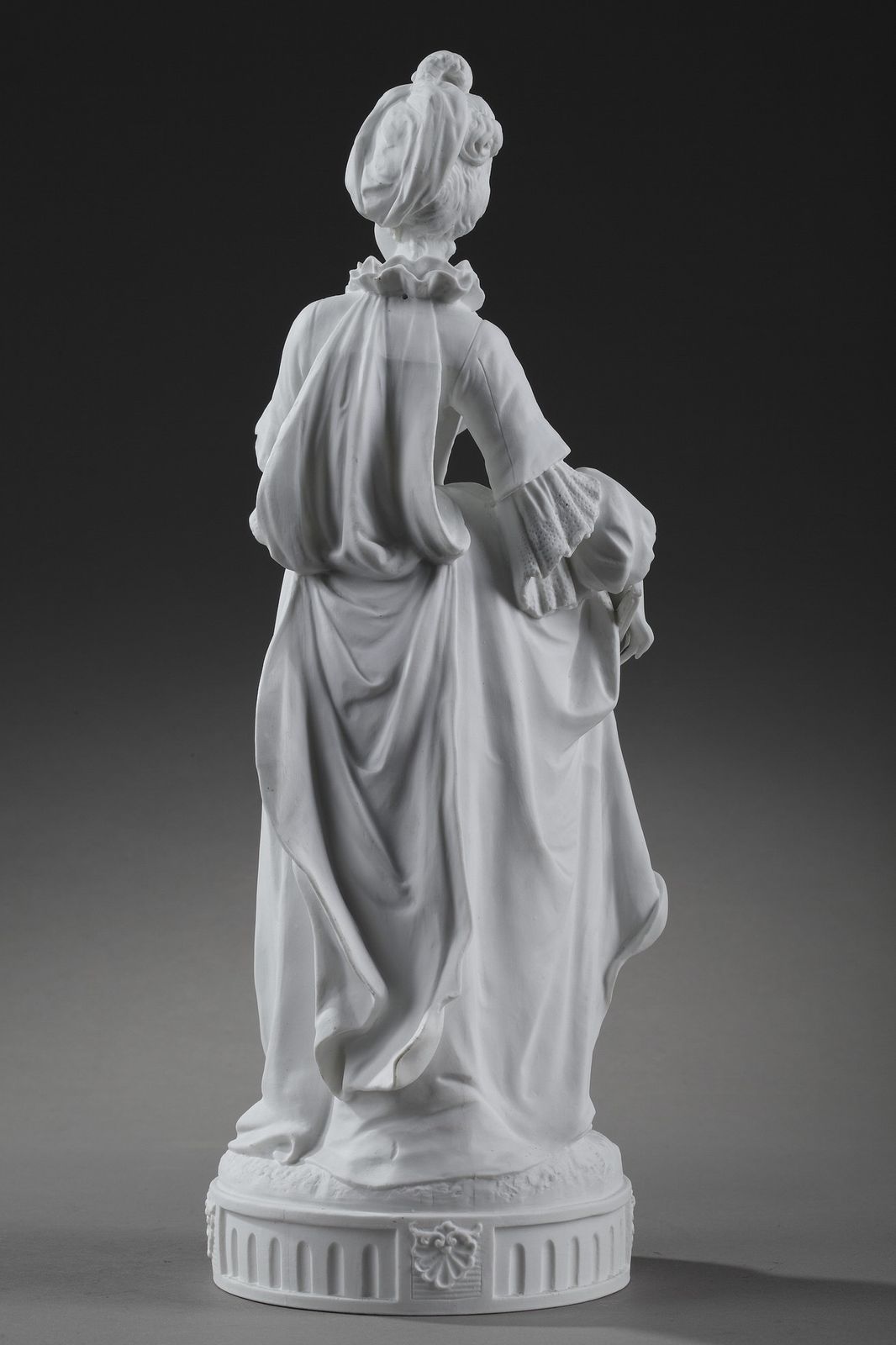 Paul Duboy, Bisque Statue "Young Girl In A Ball Gown" photo vinterior