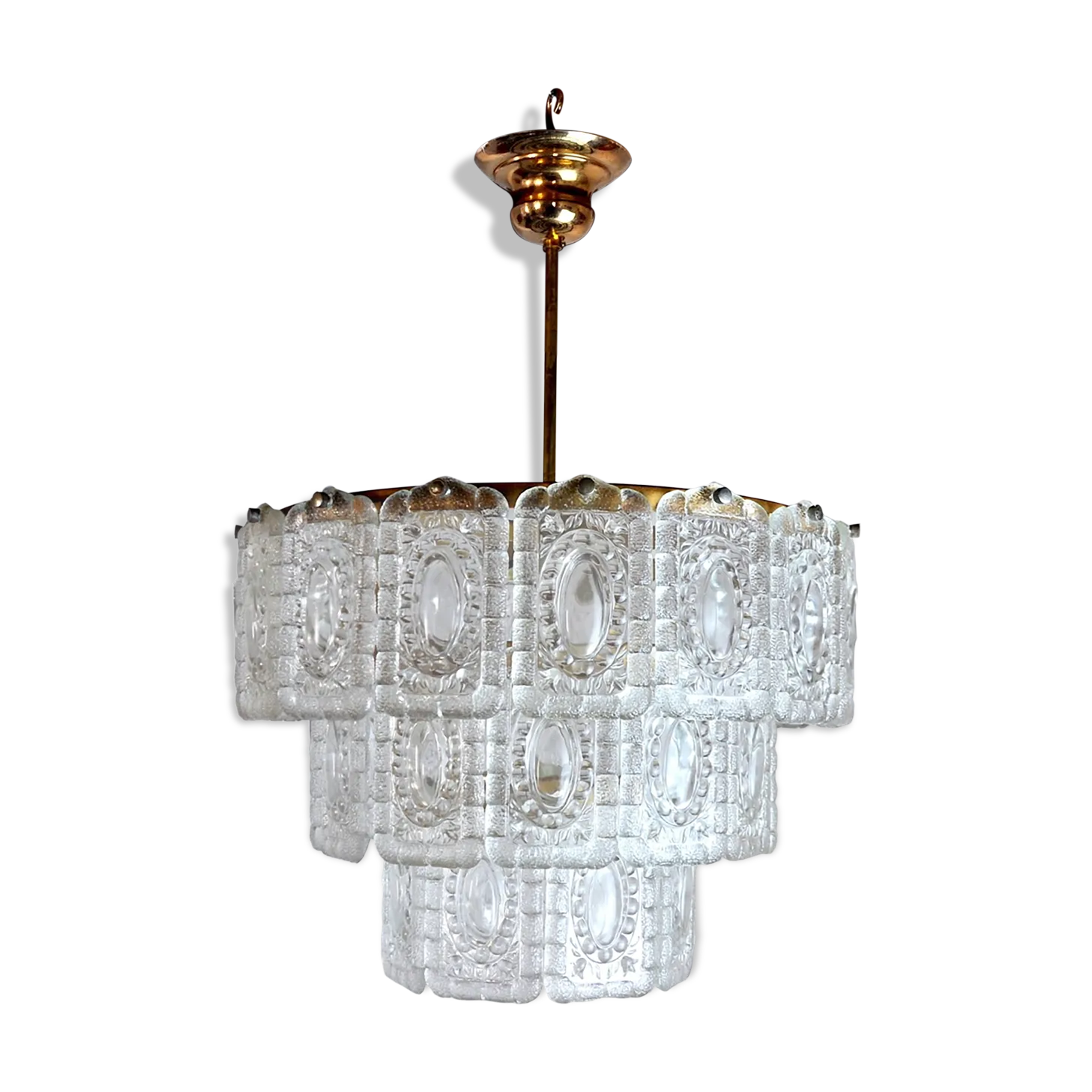Kinkeldey Chandelier, 3 Levels, Germany, 1970