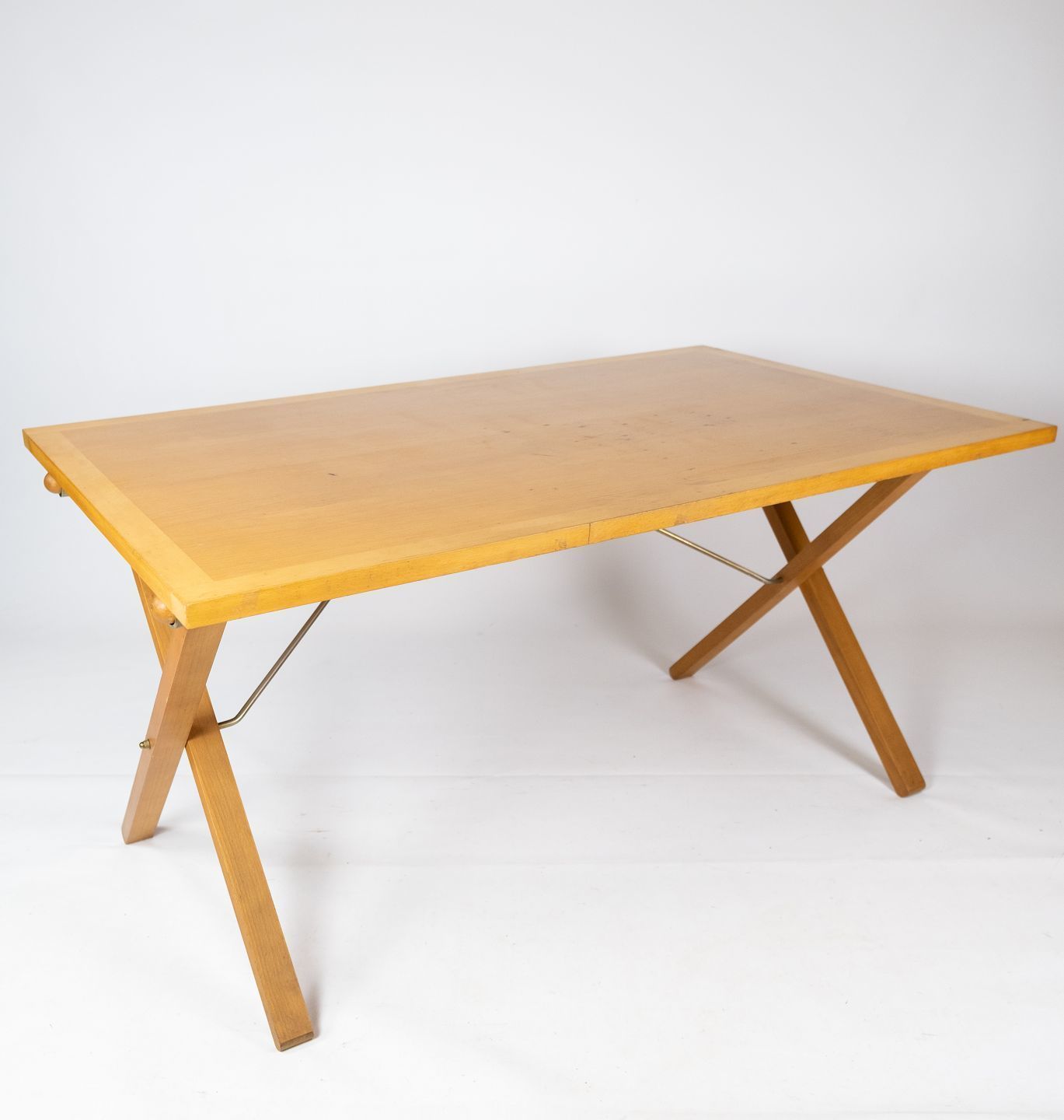 Coffee And/Or Dining Table In Light Wood Designed By Paul Cadovius And Manufactured By Cado In The 1960s.