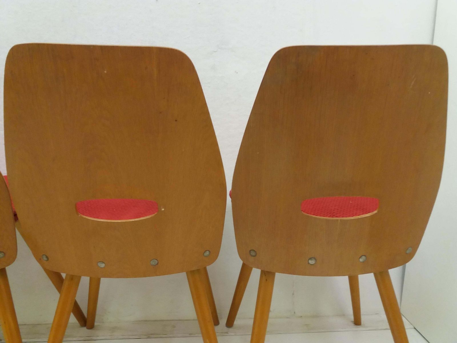 Set Of Four Mid Century Dining Chairs/ Tatra Pravenec, 1960s photo Furniture