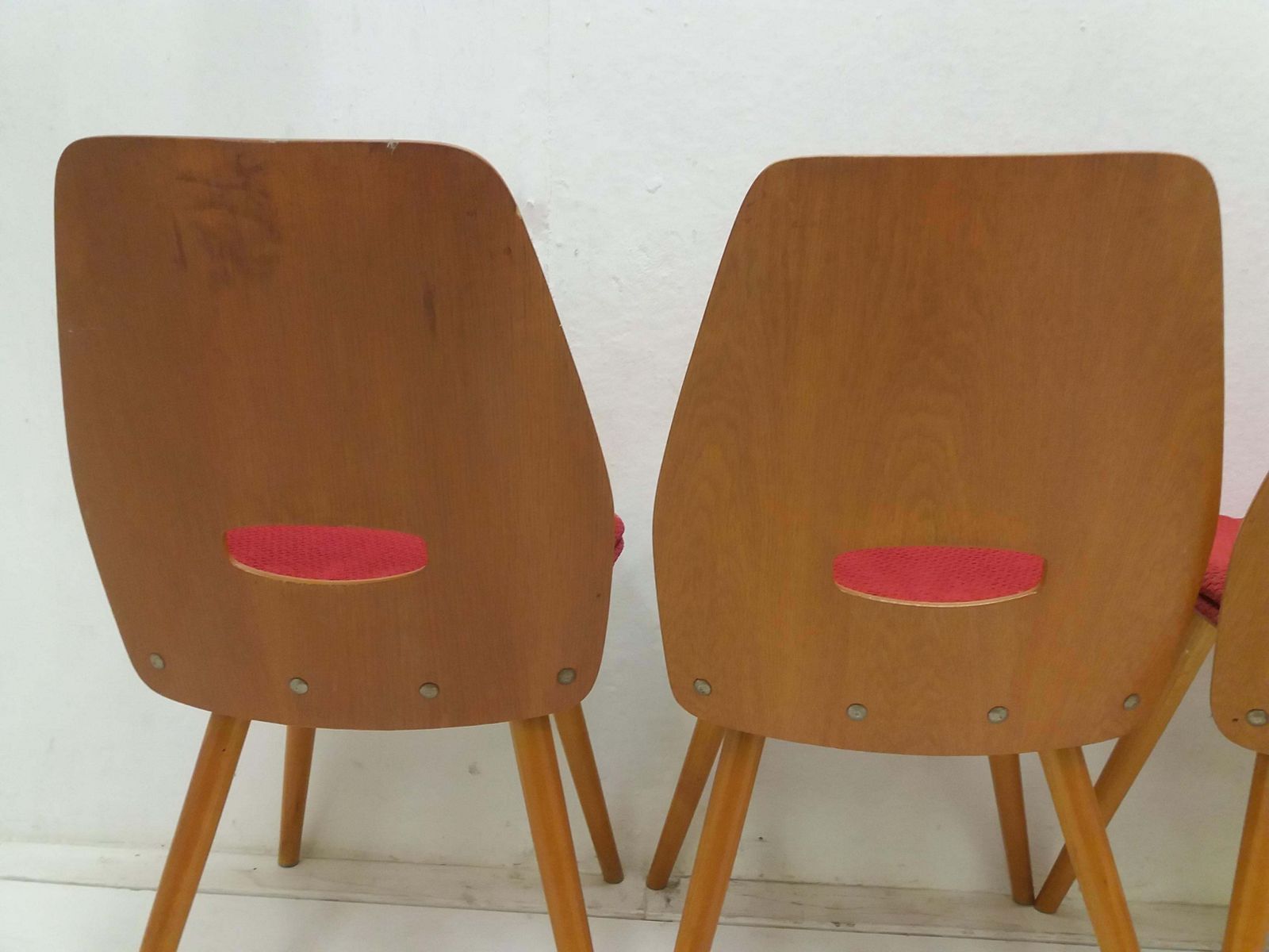 Set Of Four Mid Century Dining Chairs/ Tatra Pravenec, 1960s photo 1004.0