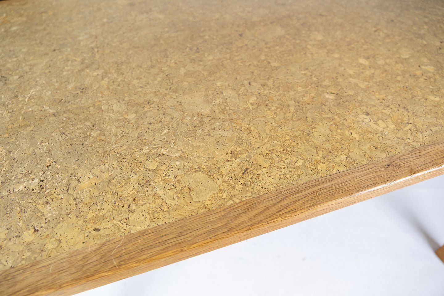 Dining Table Of Oak And Cork Of Danish Design From The 1970s. photo Furniture