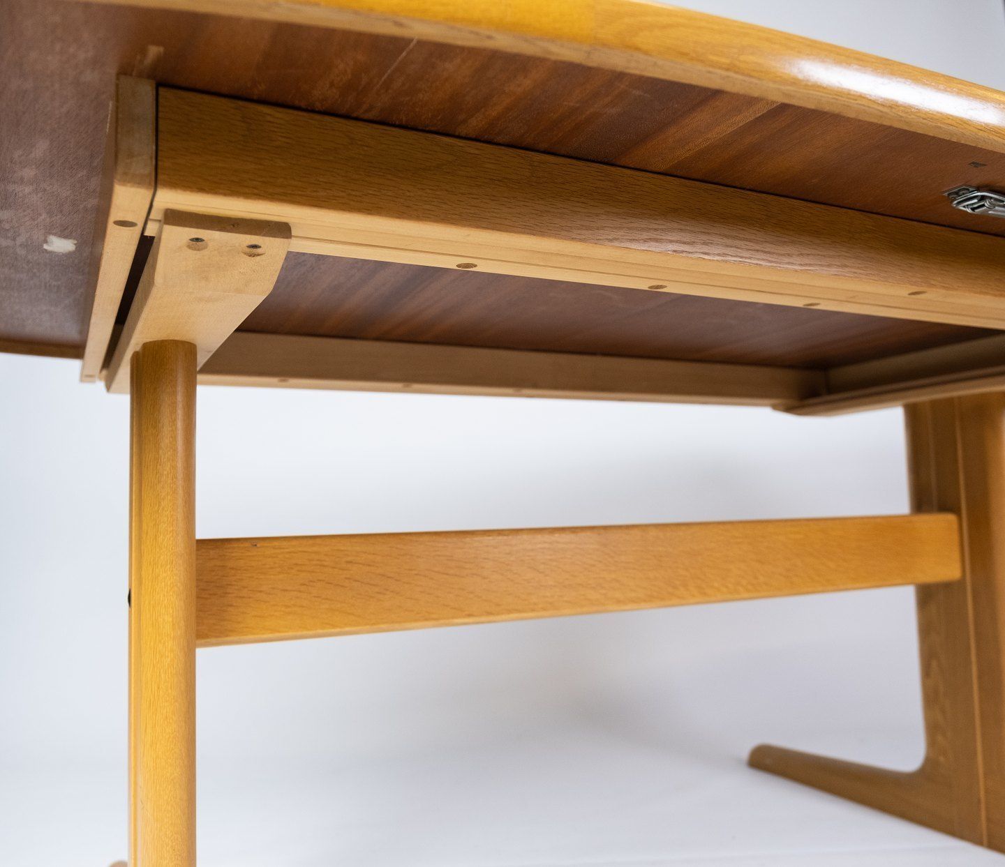 Dining Table In Oak Of Danish Design Made By Skovby Møbelfabrik From The 1960s. photo 1375.0