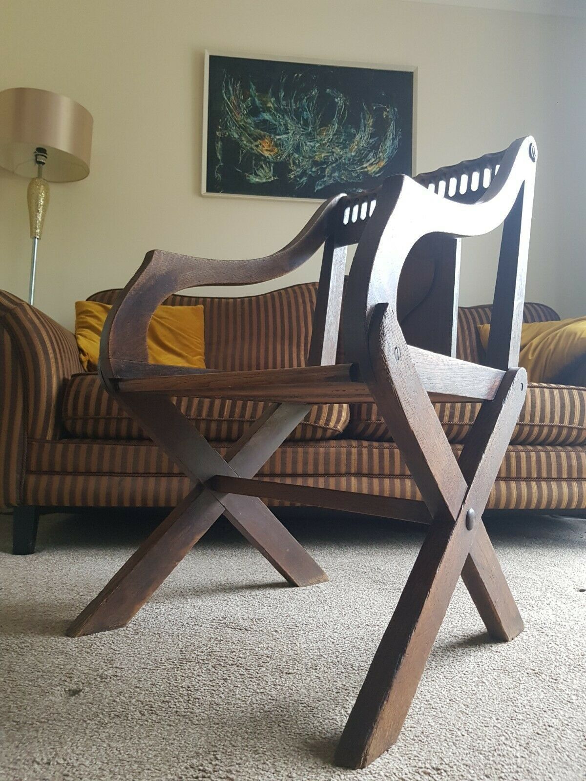 A Pugin Glastonbury Antique Armchair For Grace Dieu Manor House photo furniture