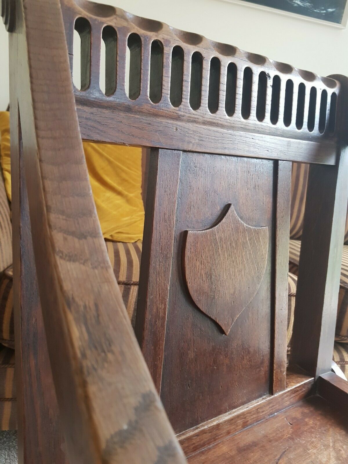 A Pugin Glastonbury Antique Armchair For Grace Dieu Manor House photo Furniture