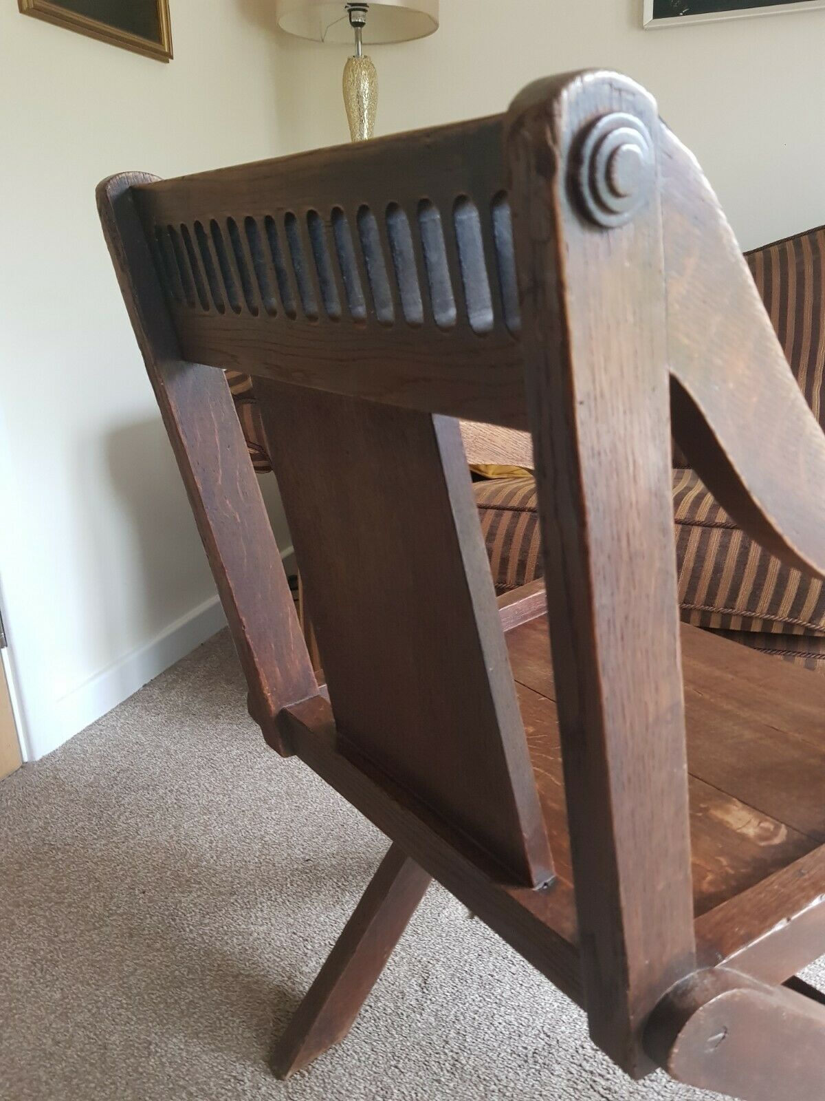 photo furniture A Pugin Glastonbury Antique Armchair For Grace Dieu Manor House