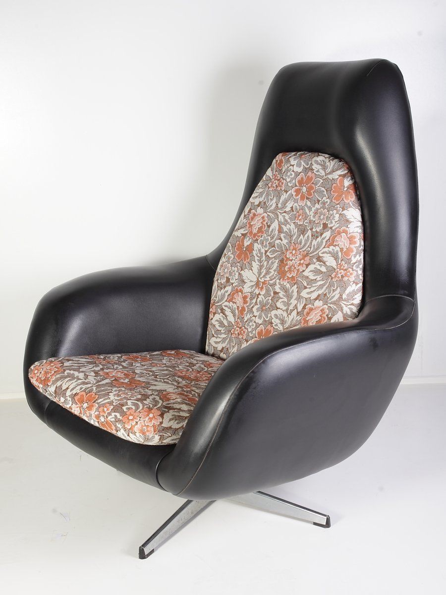 Mid Century Swivel Lounge Chair From Up Závody, 1960s photo furniture