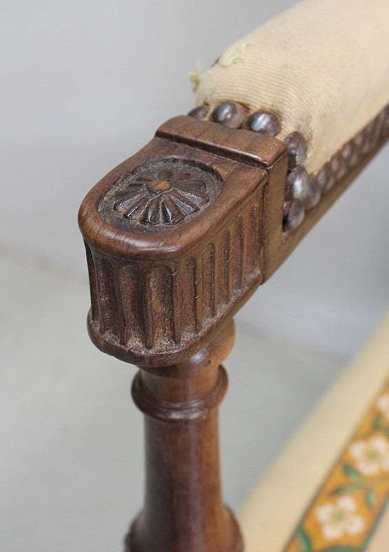 Walnut Armchair, Louis XVI Period, Early 19th Century photo buy