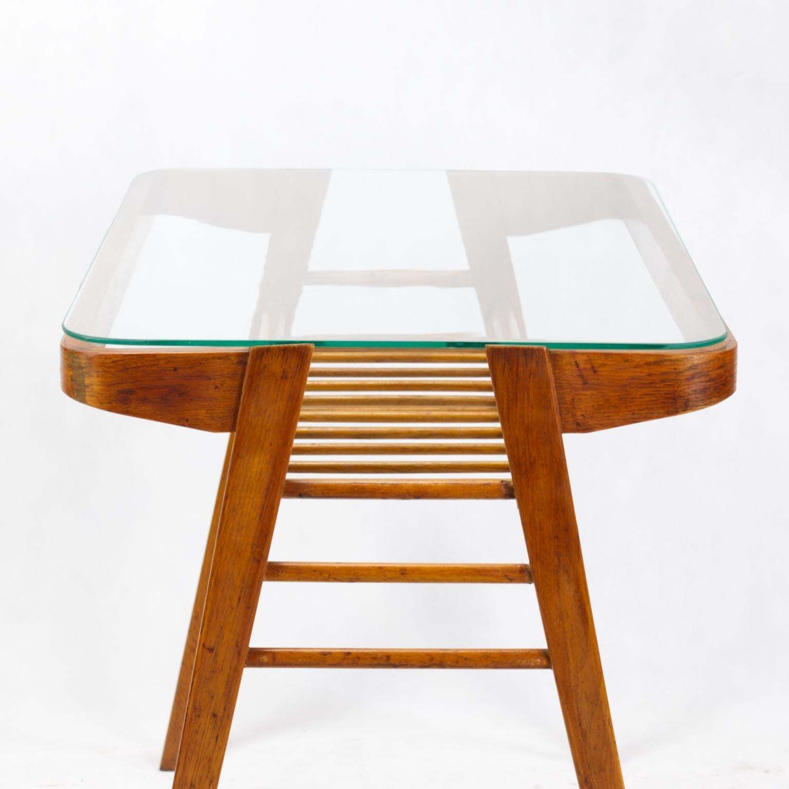 photo for sale Wooden Coffee Table By František Jirák For Tatra Nabytok Pravenec, 1960s